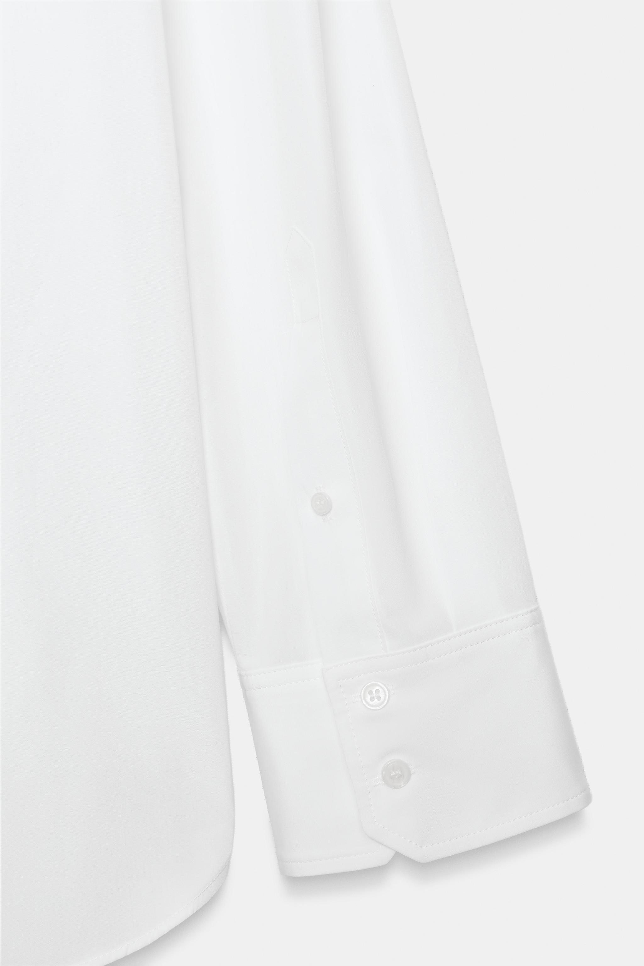 CHEMISE UNIE EN POPELINE ZW COLLECTION